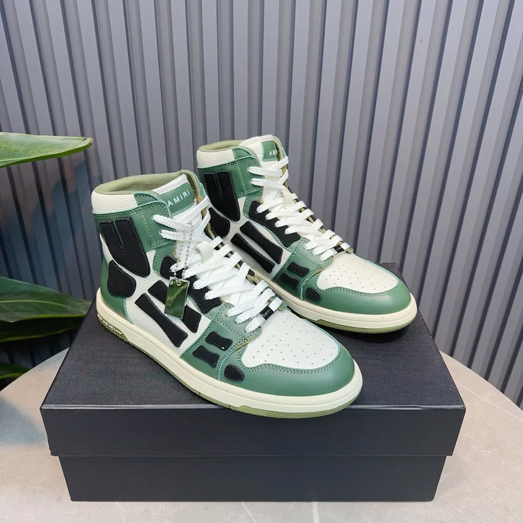 Men's shoes💰620💰 AMIRI AMIRI trendy brand hot sale🔥 Available all year round✅Couples💑 Official website synchronization Imported fabrics 1⃣️ratio 1⃣️Re-engraved, original factory special original sole, 35-45 (38.45. Non-refundable)